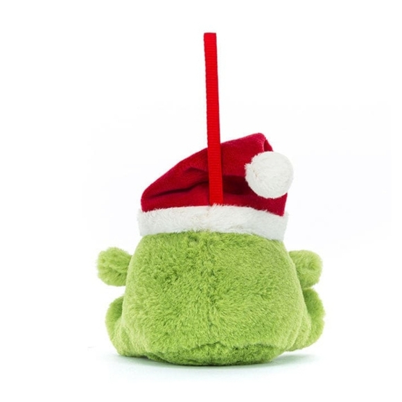 Jellycat Ricky Rain Frog Decoration Ornament Soft and Plush NWT - Picture 3 of 5